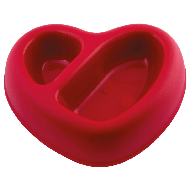 ΠΙΑΤΟ ΔΙΠΛΟ ΠΛΑΣΤΙΚΟ GEORPLAST THAT'S AMORE 27x22,5x6,5hcm 500ml ΚΟΚΚΙΝΟ ΣΚΥΛΟΙ