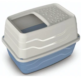 Κλειστή τουαλέτα γάτας Georplast Salto 56x40x38hcm Γαλάζιο Κλειστή τουαλέτα γάτας Georplast Salto 56x40x38hcm Γαλάζιο