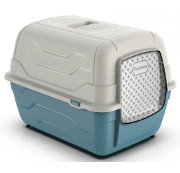 Κλειστή τουαλέτα γάτας Georplast RotoToilet 52x40x40hcm Μπλε