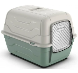 Κλειστή τουαλέτα γάτας Georplast RotoToilet 52x40x40hcm Πράσινο