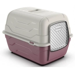 Κλειστή τουαλέτα γάτας Georplast RotoToilet 52x40x40hcm Ροζ Κλειστή τουαλέτα γάτας Georplast RotoToilet 52x40x40hcm Ροζ