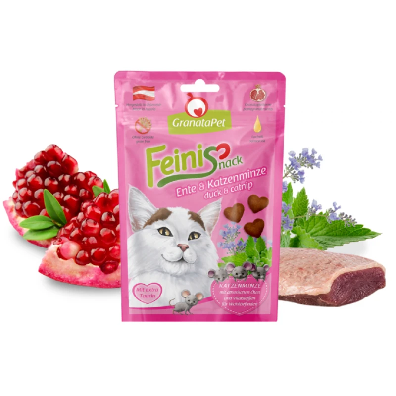 Λιχουδιά Granatapet FeiniSnacks με Πάπια και Catnip 50gr ΓΑΤΕΣ