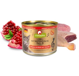 Granatapet Symphonie No.8 Φασιανός με Πάπια και Κοτόπουλο 200gr Granatapet Symphonie No.8 Φασιανός με Πάπια και Κοτόπουλο 200gr