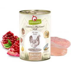 GranataPet Pur Κονσέρβα Σκύλου 400gr με Πουλερικά GranataPet Pur Κονσέρβα Σκύλου 400gr με Πουλερικά