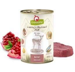 GranataPet Pur Κονσέρβα Σκύλου 400gr με Ελάφι GranataPet Pur Κονσέρβα Σκύλου 400gr με Ελάφι