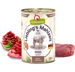 GranataPet Pur Κονσέρβα Σκύλου 400gr με Μοσχάρι GranataPet Pur Κονσέρβα Σκύλου 400gr με Μοσχάρι