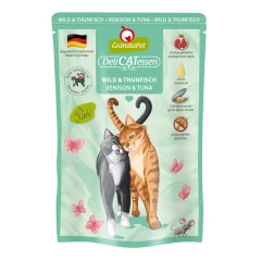 Υγρή Τροφή Γάτας Granatapet Delicatessen Venison & Tuna 85gr με Ελάφι & Τόνο σε Φακελάκι Υγρή Τροφή Γάτας Granatapet Delicatessen Venison & Tuna 85gr με Ελάφι & Τόνο σε Φακελάκι