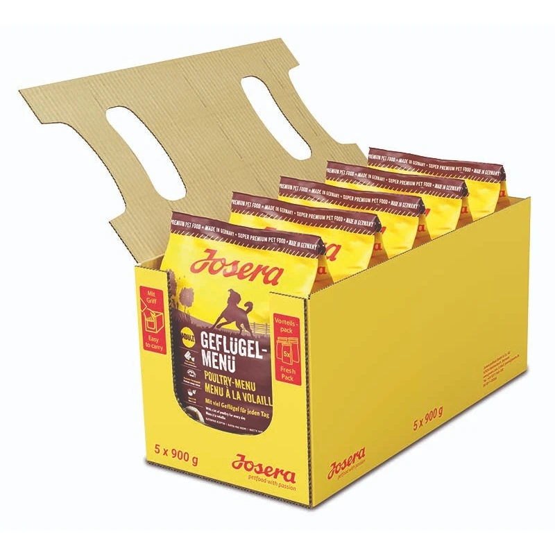 JOSERA POULTRY MENU GLUTEN FREE (5x900gr) 4,5kg ΞΗΡΑ ΤΡΟΦΗ ΣΚΥΛΟΥ