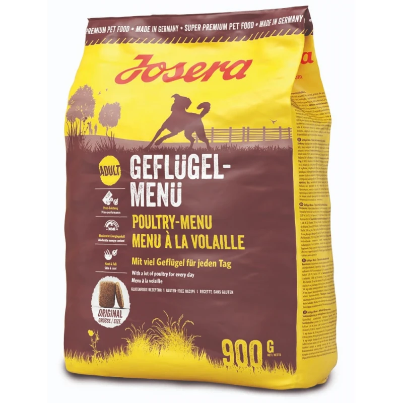 JOSERA POULTRY MENU GLUTEN FREE (5x900gr) 4,5kg ΞΗΡΑ ΤΡΟΦΗ ΣΚΥΛΟΥ