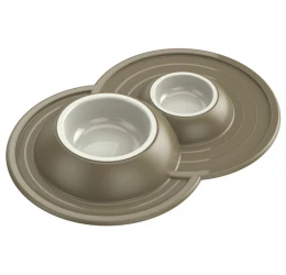 Διπλό Μπολ Σκύλου και Γάτας Georplast Volcano PP Double με Αποσπώμενο Πλαστικό 49x33x6cm 230 + 600ml Διπλό Μπολ Σκύλου και Γάτας Georplast Volcano PP Double με Αποσπώμενο Πλαστικό 49x33x6cm 230 + 600ml