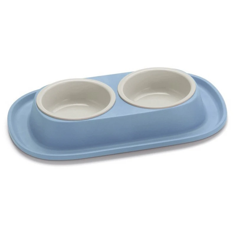 Διπλό Πιάτο Σκύλου και Γάτας Georplast Soft Touch με Αποσπώμενο Πλαστικό 31x20x3,5cm 460ml Σκύλοι Διπλό Πιάτο Σκύλου και Γάτας Georplast Soft Touch με Αποσπώμενο Πλαστικό 31x20x3,5cm 460ml Σκύλοι