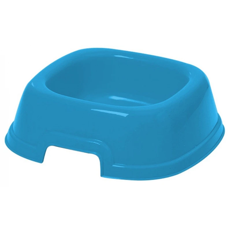Πιάτο Σκύλου Και Γάτας Πλαστικό Georplast Mon Ami 16,5x16,5x6,5cm 300ml Γαλάζιο Σκύλοι