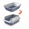 Τουαλέτα Aνοιχτή Georplast Sonic 56x40x24hcm Μπλε Γάτες Τουαλέτα Aνοιχτή Georplast Sonic 56x40x24hcm Μπλε Γάτες