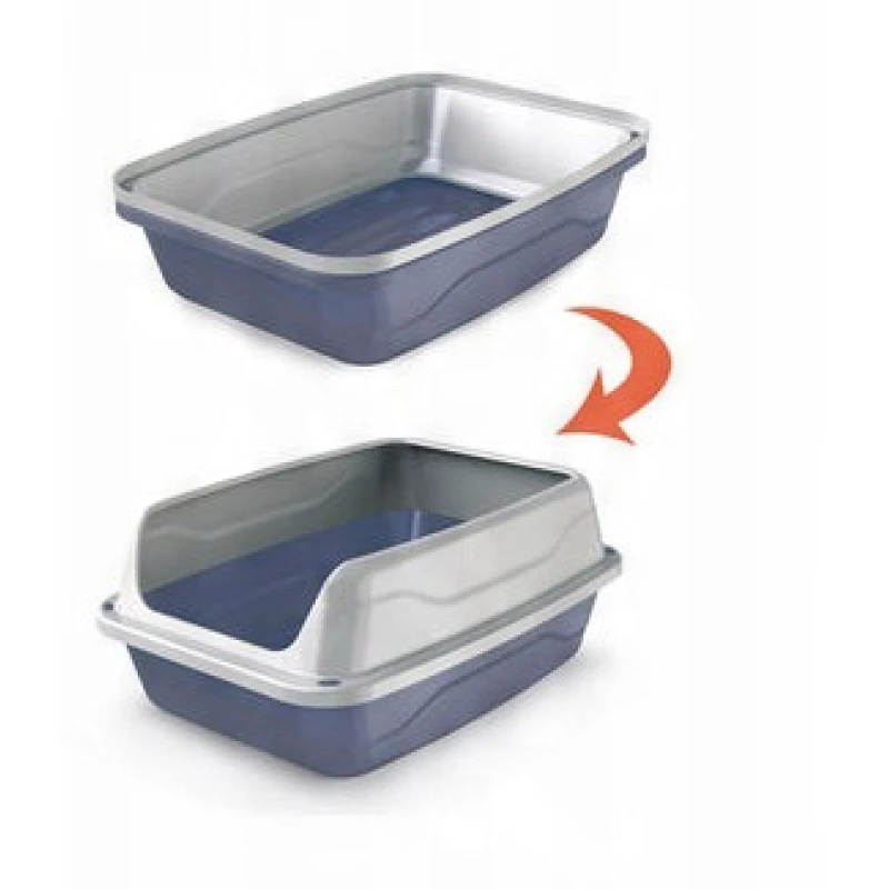 Τουαλέτα Aνοιχτή Georplast Sonic 56x40x24hcm Μπλε Γάτες Τουαλέτα Aνοιχτή Georplast Sonic 56x40x24hcm Μπλε Γάτες