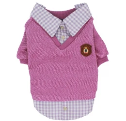 Πουλόβερ Σκύλου Glee Ian 2XLarge 45cm Ροζ Πουλόβερ Σκύλου Glee Ian 2XLarge 45cm Ροζ