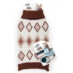 Πουλόβερ Σκύλου Afp Diamont L 35cm Καφέ