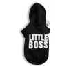 Φούτερ με κουκούλα Glee Little Boss 45cm Μαύρο ΣΚΥΛΟΙ