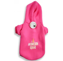 Φούτερ Σκύλου με κουκούλα Glee Unicorn Squad 30cm Ροζ Φούτερ Σκύλου με κουκούλα Glee Unicorn Squad 30cm Ροζ