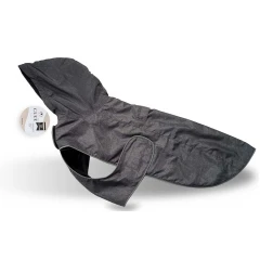 Αδιάβροχο Μπουφάν Σκύλου με κουκούλα Glee 40cm Γκρι