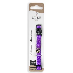 Περιλαίμιο Γάτας Glee Purple Fishbone 1x30cm Περιλαίμιο Γάτας Glee Purple Fishbone 1x30cm