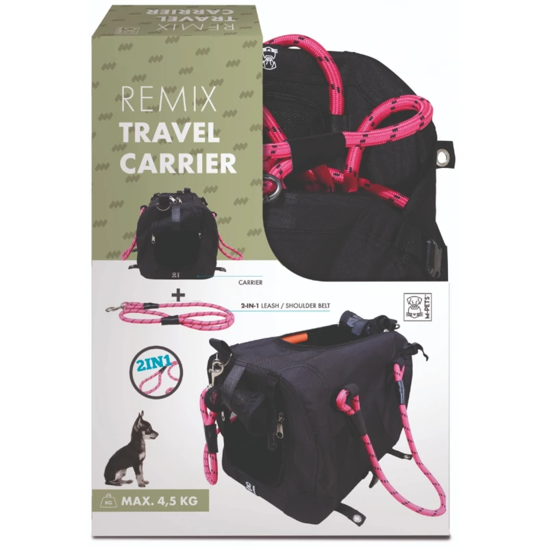 Τσάντα Μεταφοράς Σκύλου M-Pets Remix Travel Carrier 2 in 1  41x28x28 cm ΣΚΥΛΟΙ