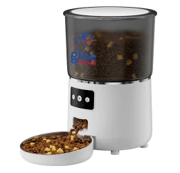 Αυτόματη Ηλεκτρονική Ταΐστρα Σκύλου και Γάτας Glee Elton 4L Λευκό