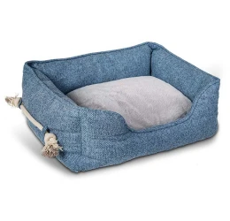 Κρεβατάκι Σκύλου Glee Navy Large 80x64x22cm Μπλε Κρεβατάκι Σκύλου Glee Navy Large 80x64x22cm Μπλε
