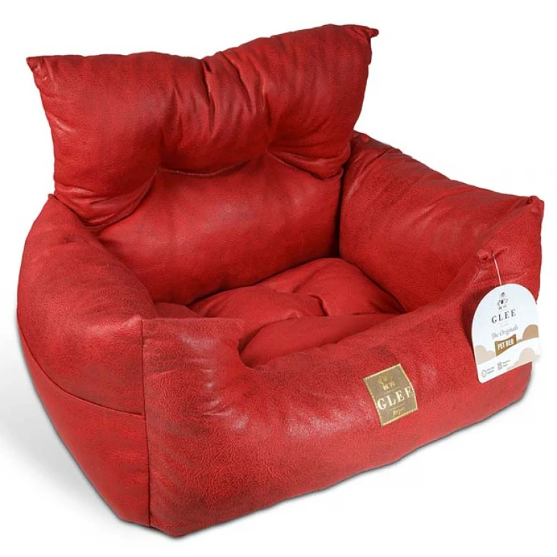  Καναπές κρεβάτι Kerkyra 70x65x13x45cm Κόκκινο για σκύλους και γάτες ΣΚΥΛΟΙ