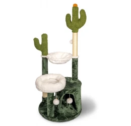 Γατόδεντρο - Ονυχοδρόμιο GLEE Double Cactus 49x49x125cm Γατόδεντρο - Ονυχοδρόμιο GLEE Double Cactus 49x49x125cm