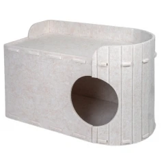 Glee Φωλιά Γάτας από Τσόχα Felty 57x30x35cm Μπεζ Glee Φωλιά Γάτας από Τσόχα Felty 57x30x35cm Μπεζ