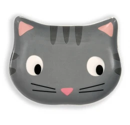 Glee Κεραμικό Μπολ Γάτας Kitty Γκρι One Size Glee Κεραμικό Μπολ Γάτας Kitty Γκρι One Size