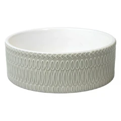 Glee Κεραμικό Μπολ Σκύλου & Γάτας Marble Λευκό L 1700ml Glee Κεραμικό Μπολ Σκύλου & Γάτας Marble Λευκό L 1700ml
