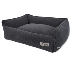 Glee Κρεβάτι Hamburg Large 100x70x25cm Μαύρο