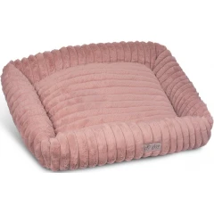 Glee Κρεβάτι Σκύλου και Γάτας Velvet Ροζ Small 58x49x14cm