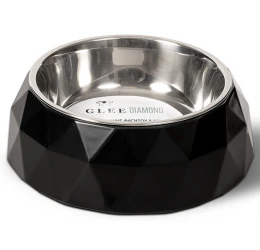 Glee Μπολ Μελαμίνης Σκύλου & Γάτας Μαύρο Diamond M 350ml Glee Μπολ Μελαμίνης Σκύλου & Γάτας Μαύρο Diamond M 350ml