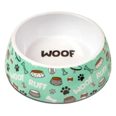 Glee Μπολ Μελαμίνης Σκύλου & Γάτας Τιρκουάζ Woof Ruff L 900ml Glee Μπολ Μελαμίνης Σκύλου & Γάτας Τιρκουάζ Woof Ruff L 900ml