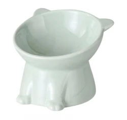 Kεραμικό Μπολ Γατούλα Υπερυψωμένο 13cm 250ml Λευκό Kεραμικό Μπολ Γατούλα Υπερυψωμένο 13cm 250ml Λευκό