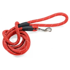 Λουρί, Οδηγός Σκύλου Glee Round Red XL 15mmx122cm Λουρί, Οδηγός Σκύλου Glee Round Red XL 15mmx122cm