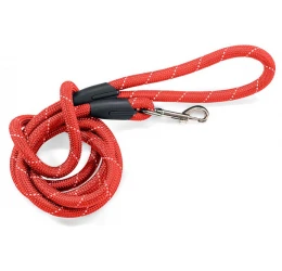 Λουρί, Οδηγός Σκύλου Glee Round Red XL 15mmx122cm Λουρί, Οδηγός Σκύλου Glee Round Red XL 15mmx122cm