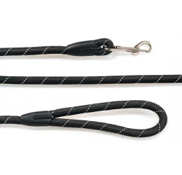 Λουρί, Οδηγός Σκύλου Glee Round Black L 12mmx183cm Λουρί, Οδηγός Σκύλου Glee Round Black L 12mmx183cm