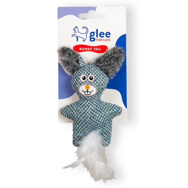 Παιχνίδι Γάτας Glee Bunny Feather Tail Μπλε 12x9cm Γάτες Παιχνίδι Γάτας Glee Bunny Feather Tail Μπλε 12x9cm Γάτες