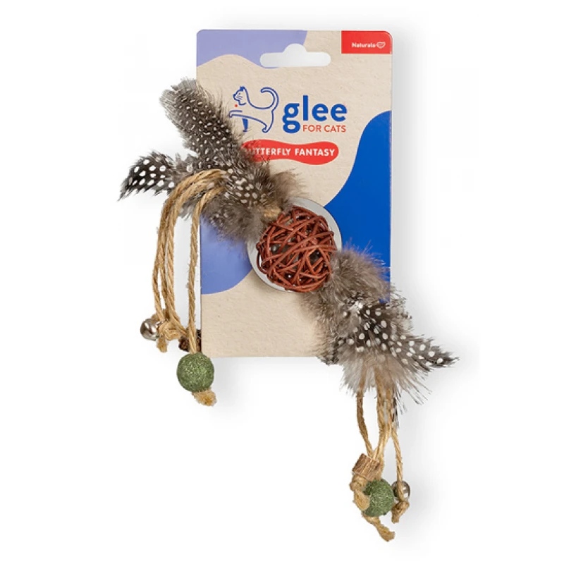 Παιχνίδι Γάτας Glee Butterly Fantasy με Catnip & Jute 4,7cm Γάτες Παιχνίδι Γάτας Glee Butterly Fantasy με Catnip & Jute 4,7cm Γάτες