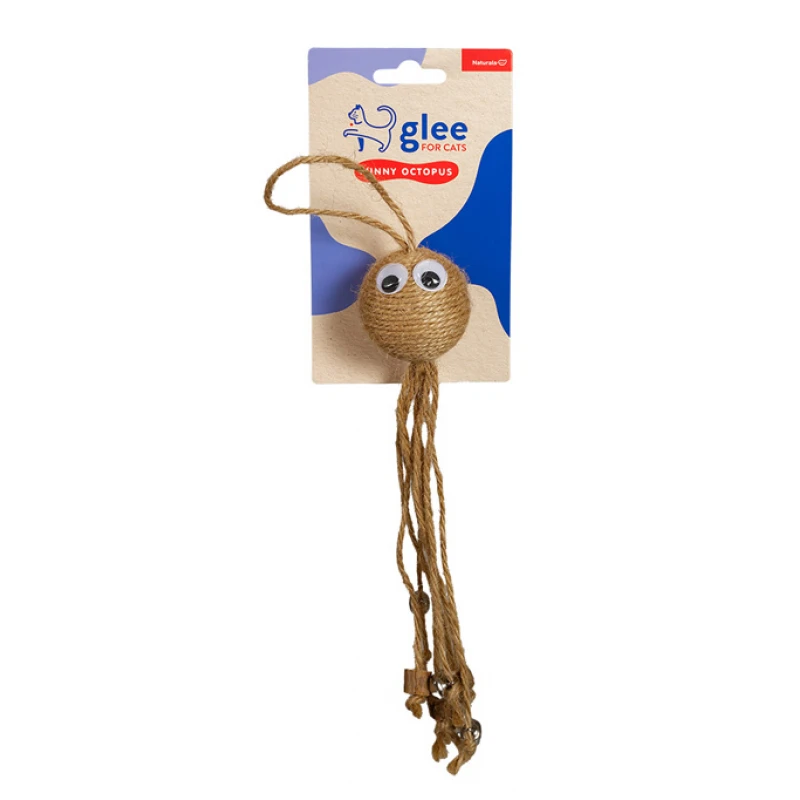 Παιχνίδι Γάτας Glee Funny Octopus με Jute 30x5cm Γάτες Παιχνίδι Γάτας Glee Funny Octopus με Jute 30x5cm Γάτες