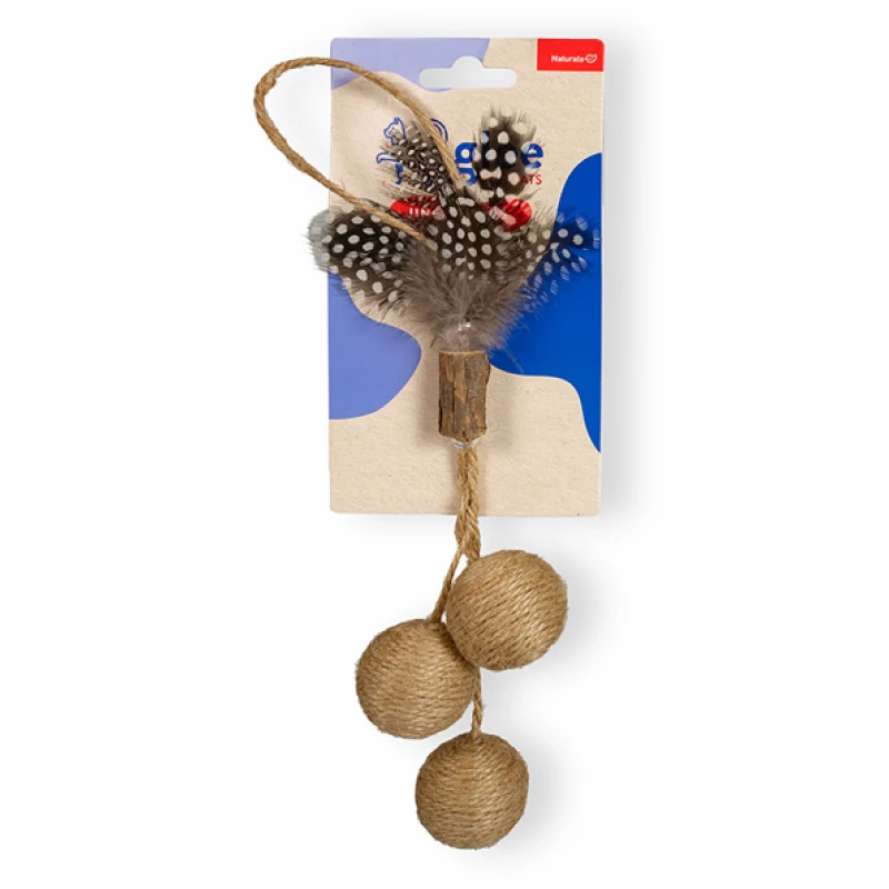 Παιχνίδι Γάτας Glee Jingle Bells με Jute 30x4cm Γάτες Παιχνίδι Γάτας Glee Jingle Bells με Jute 30x4cm Γάτες