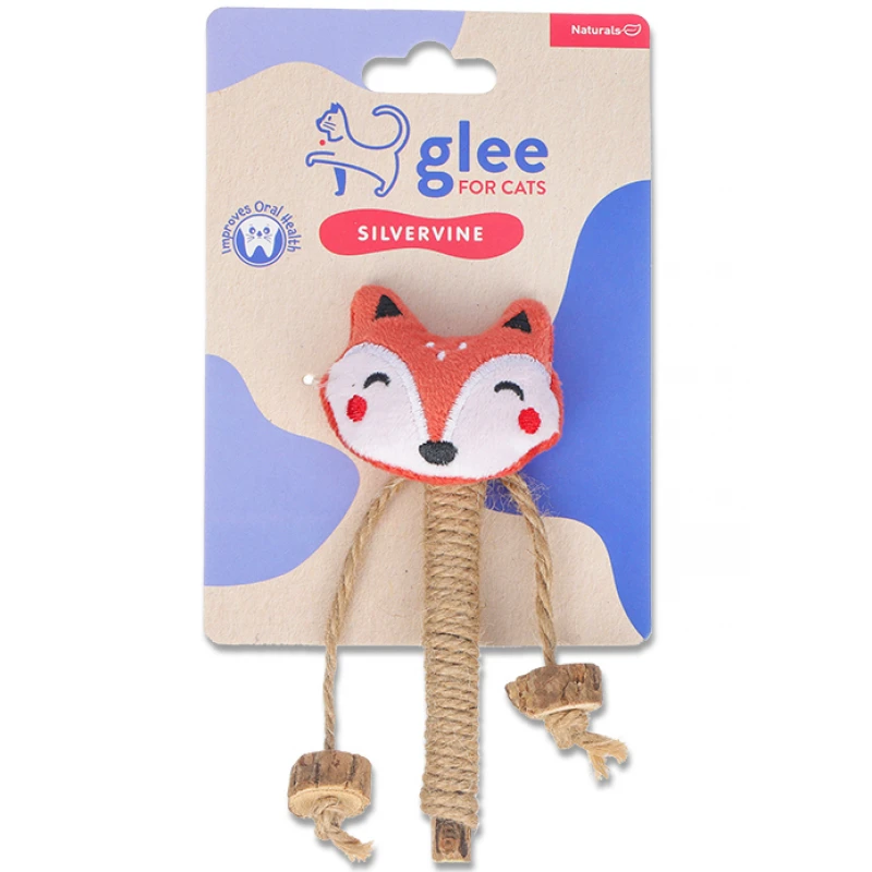 Παιχνίδι Γάτας Glee Jute Fox 14,5cm Γάτες
