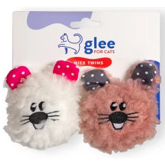 Παιχνίδι Γάτας Glee Mice Dot Twins με Catnip 10x6cm Παιχνίδι Γάτας Glee Mice Dot Twins με Catnip 10x6cm