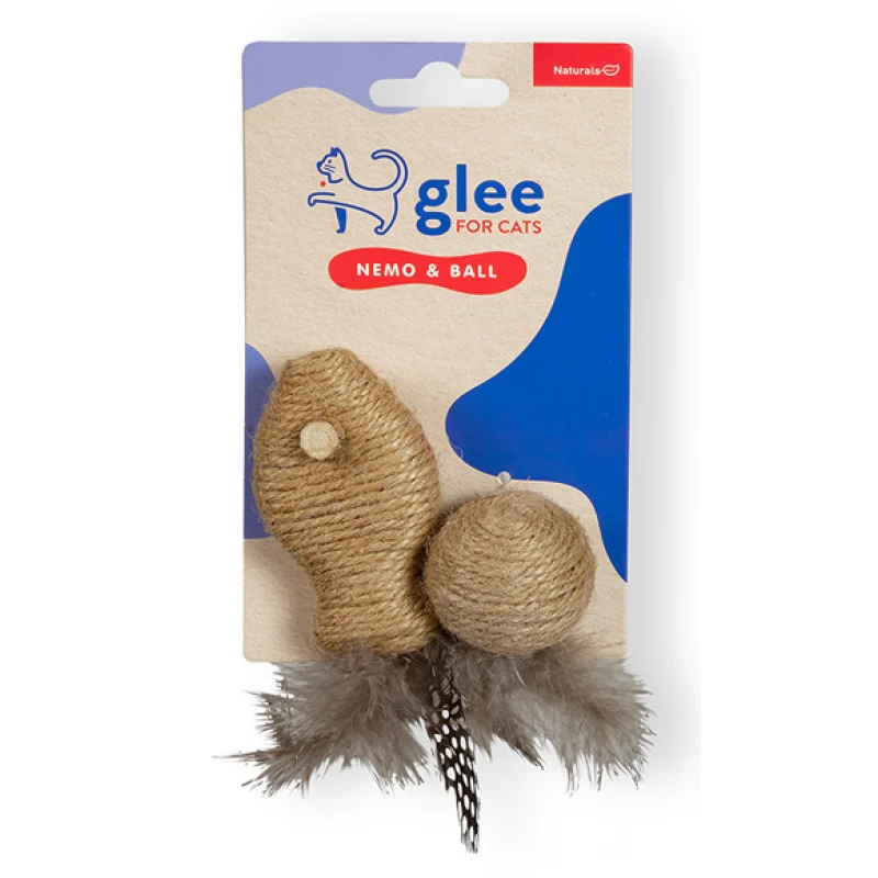 Παιχνίδι Γάτας Glee Nemo & Ball με Jute 8,5x4,5cm - 4cm Γάτες Παιχνίδι Γάτας Glee Nemo & Ball με Jute 8,5x4,5cm - 4cm Γάτες