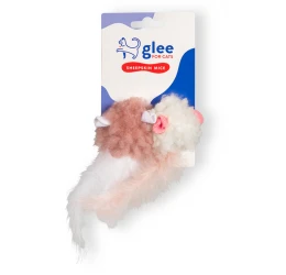 Παιχνίδι Γάτας Glee Sheepskin Mice Twins με Catnip 6,5x4cm Παιχνίδι Γάτας Glee Sheepskin Mice Twins με Catnip 6,5x4cm