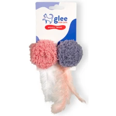 Παιχνίδι Γάτας Glee Wooly Twins 6x3cm Παιχνίδι Γάτας Glee Wooly Twins 6x3cm