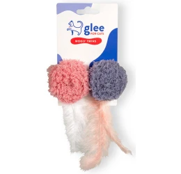 Παιχνίδι Γάτας Glee Wooly Twins 6x3cm Παιχνίδι Γάτας Glee Wooly Twins 6x3cm